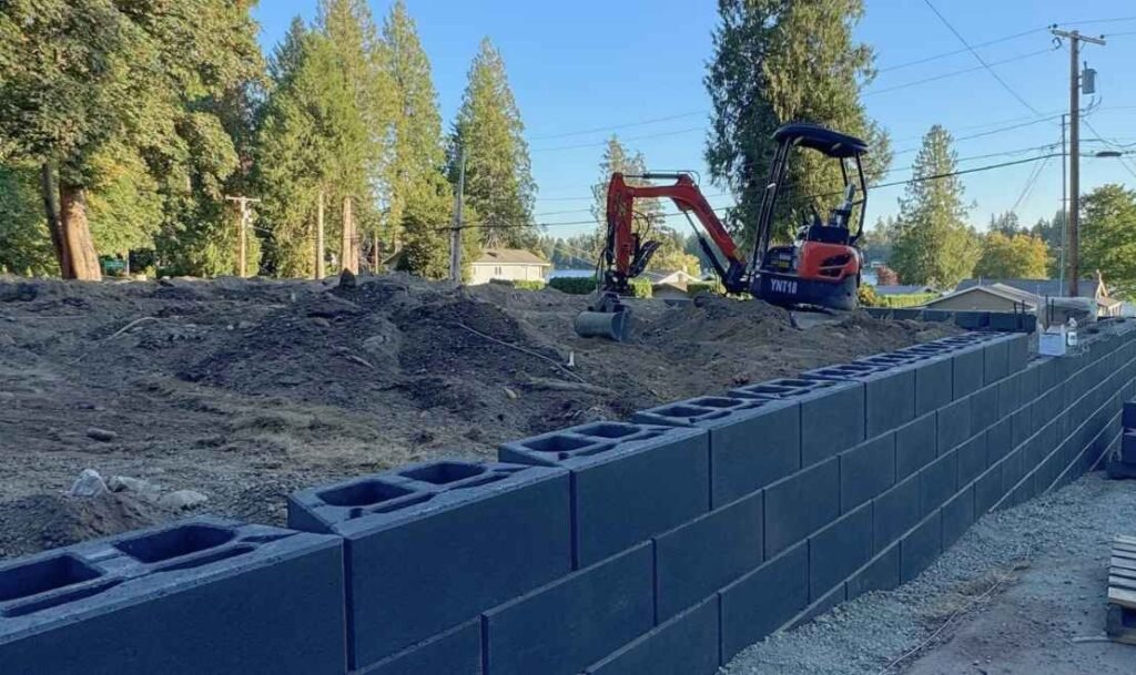 Modern Retaining wall
